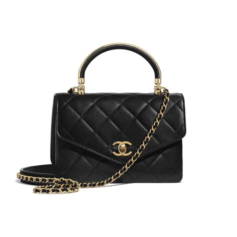 chanel small black purse - chanel small bag with handle.